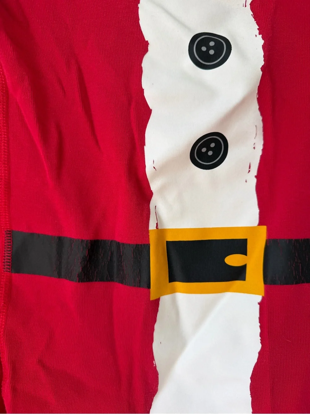 Hanna Andersson Santa Costume Long John Pajamas, size 5